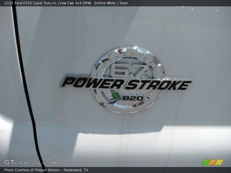 Oxford White / Steel 2015 Ford F350 Super Duty XL Crew Cab 4x4 DRW