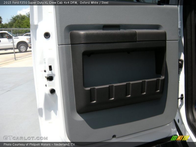 Oxford White / Steel 2015 Ford F350 Super Duty XL Crew Cab 4x4 DRW