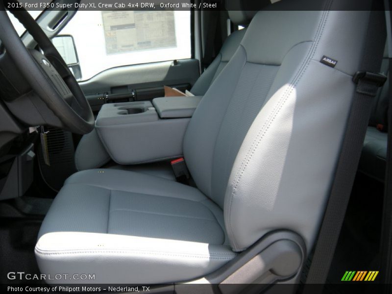Oxford White / Steel 2015 Ford F350 Super Duty XL Crew Cab 4x4 DRW
