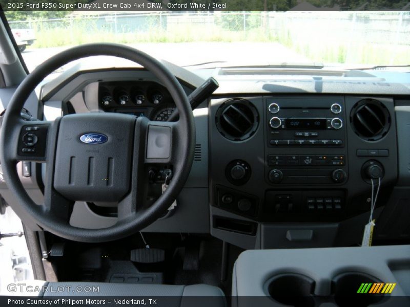Oxford White / Steel 2015 Ford F350 Super Duty XL Crew Cab 4x4 DRW