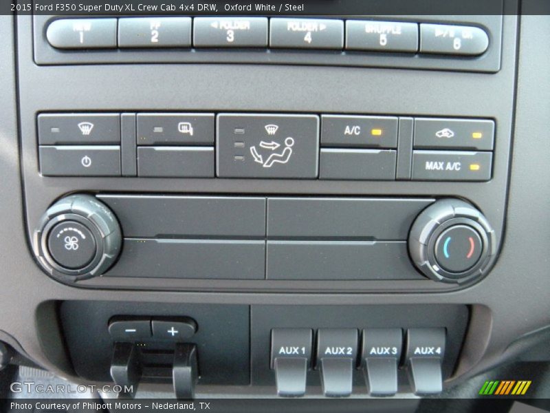 Oxford White / Steel 2015 Ford F350 Super Duty XL Crew Cab 4x4 DRW