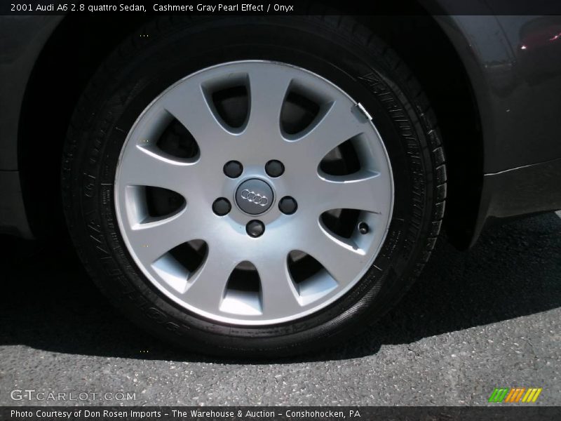 Cashmere Gray Pearl Effect / Onyx 2001 Audi A6 2.8 quattro Sedan