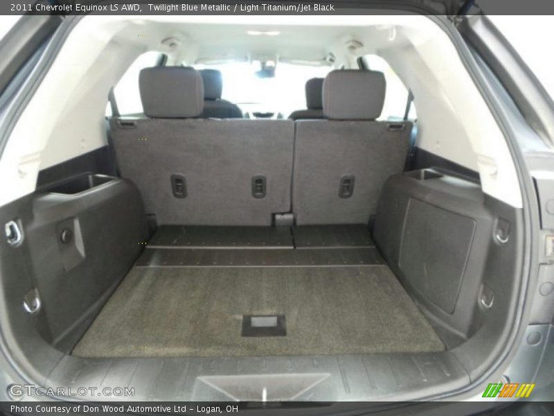 Twilight Blue Metallic / Light Titanium/Jet Black 2011 Chevrolet Equinox LS AWD
