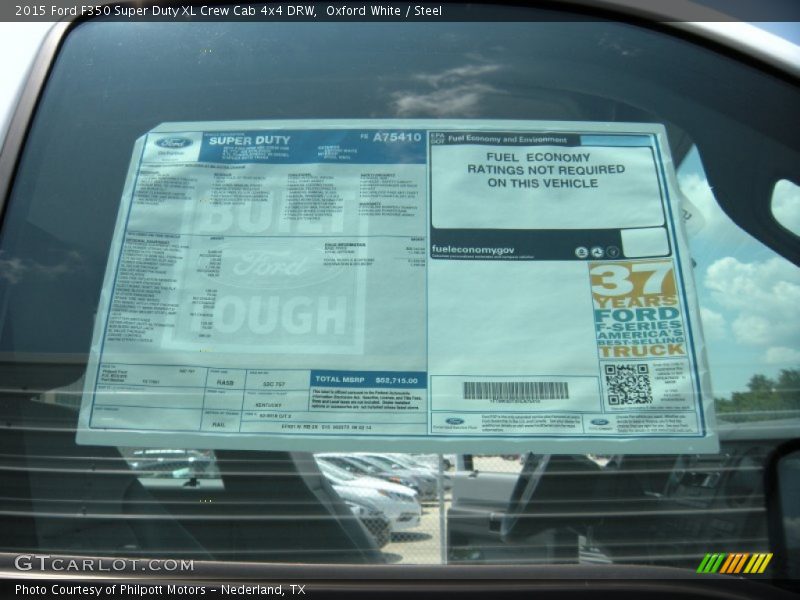Oxford White / Steel 2015 Ford F350 Super Duty XL Crew Cab 4x4 DRW