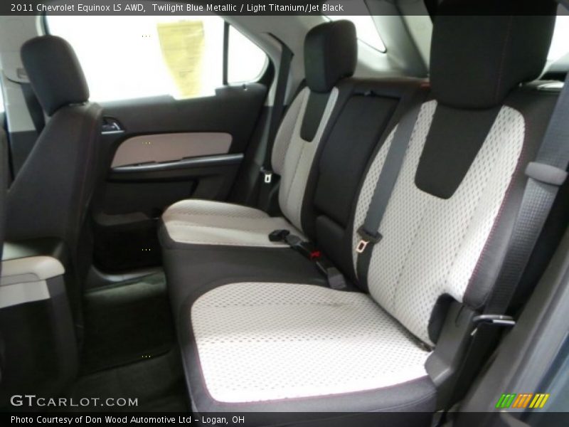 Twilight Blue Metallic / Light Titanium/Jet Black 2011 Chevrolet Equinox LS AWD