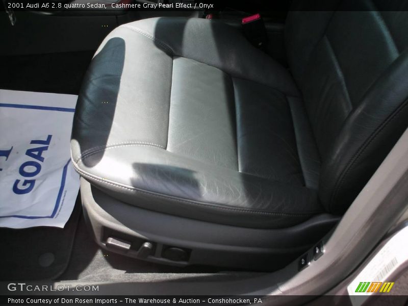 Cashmere Gray Pearl Effect / Onyx 2001 Audi A6 2.8 quattro Sedan