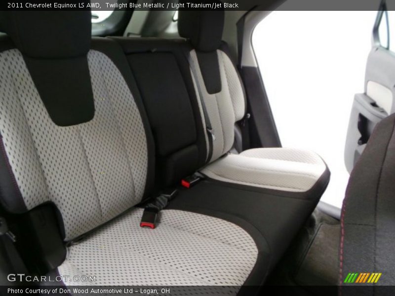 Twilight Blue Metallic / Light Titanium/Jet Black 2011 Chevrolet Equinox LS AWD
