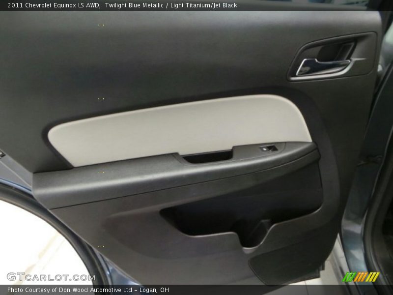 Twilight Blue Metallic / Light Titanium/Jet Black 2011 Chevrolet Equinox LS AWD