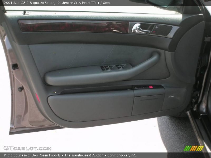 Cashmere Gray Pearl Effect / Onyx 2001 Audi A6 2.8 quattro Sedan