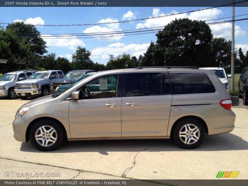 Desert Rock Metallic / Ivory 2007 Honda Odyssey EX-L