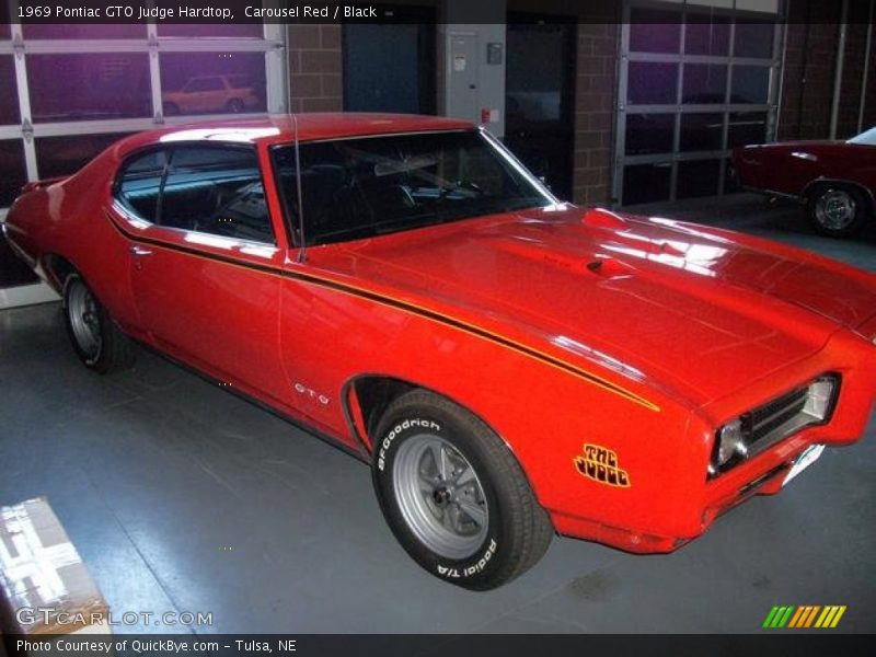 Carousel Red / Black 1969 Pontiac GTO Judge Hardtop