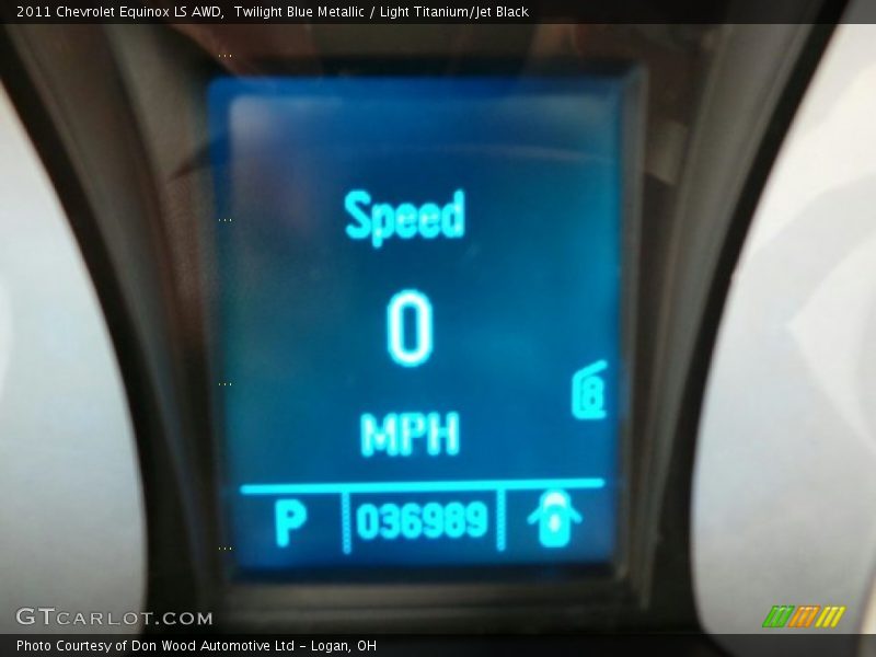 Twilight Blue Metallic / Light Titanium/Jet Black 2011 Chevrolet Equinox LS AWD
