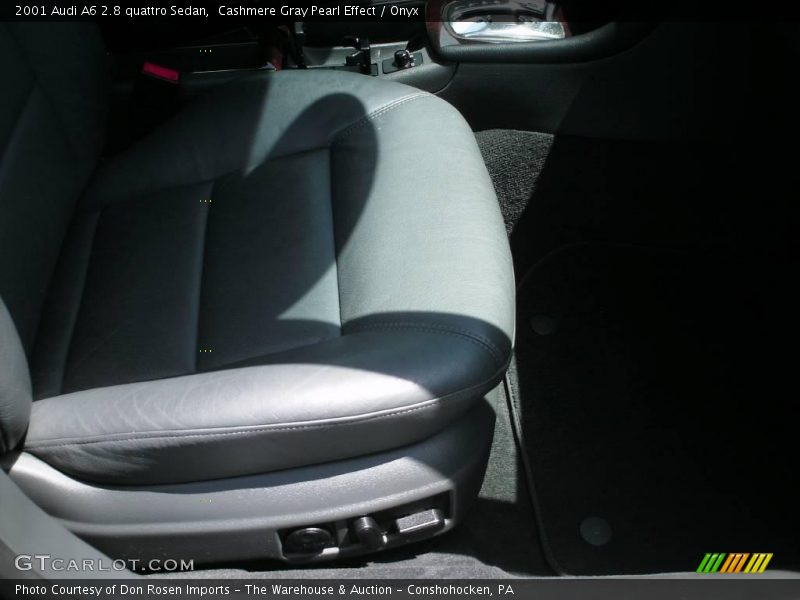 Cashmere Gray Pearl Effect / Onyx 2001 Audi A6 2.8 quattro Sedan