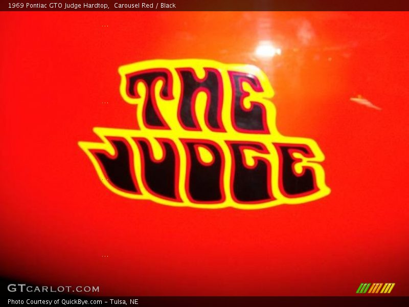 Carousel Red / Black 1969 Pontiac GTO Judge Hardtop