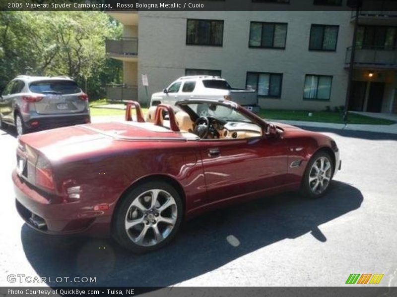 Rosso Bologna Metallic / Cuoio 2005 Maserati Spyder Cambiocorsa