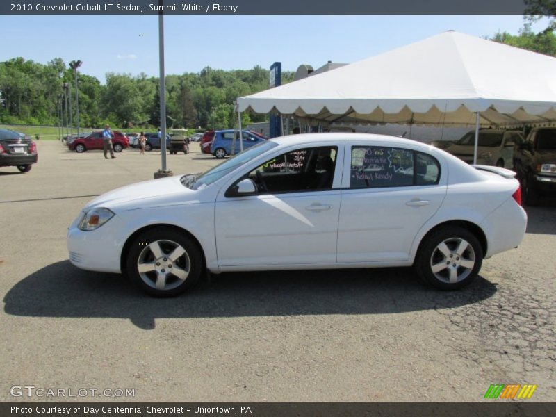 Summit White / Ebony 2010 Chevrolet Cobalt LT Sedan