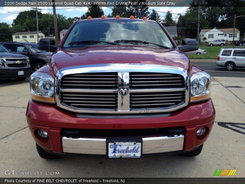 Inferno Red Crystal Pearl / Medium Slate Gray 2006 Dodge Ram 2500 Laramie Quad Cab 4x4