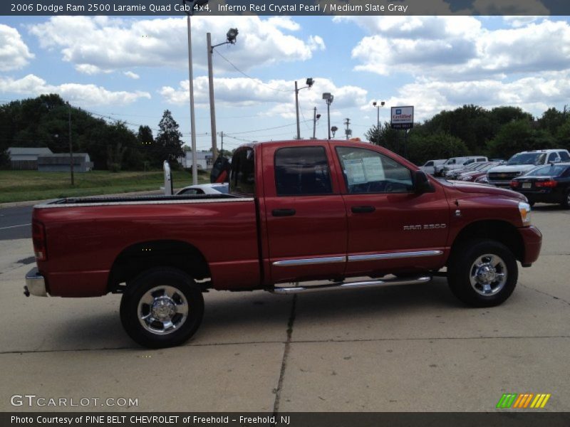 Inferno Red Crystal Pearl / Medium Slate Gray 2006 Dodge Ram 2500 Laramie Quad Cab 4x4