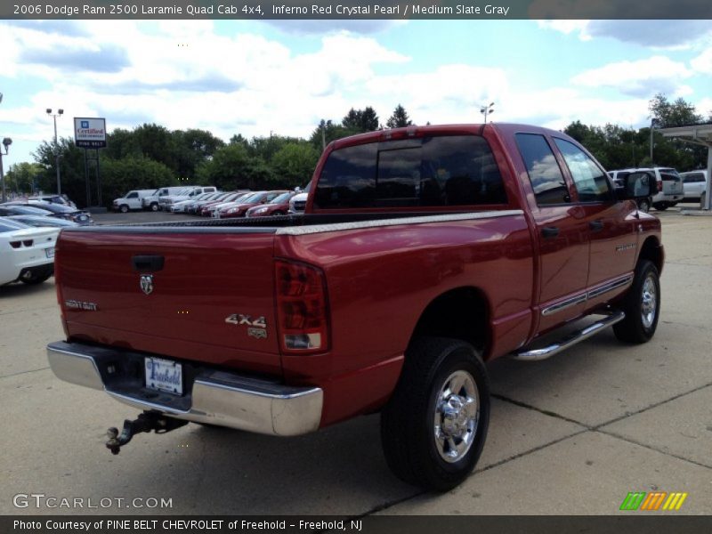 Inferno Red Crystal Pearl / Medium Slate Gray 2006 Dodge Ram 2500 Laramie Quad Cab 4x4