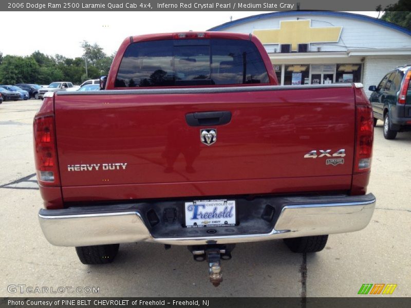 Inferno Red Crystal Pearl / Medium Slate Gray 2006 Dodge Ram 2500 Laramie Quad Cab 4x4