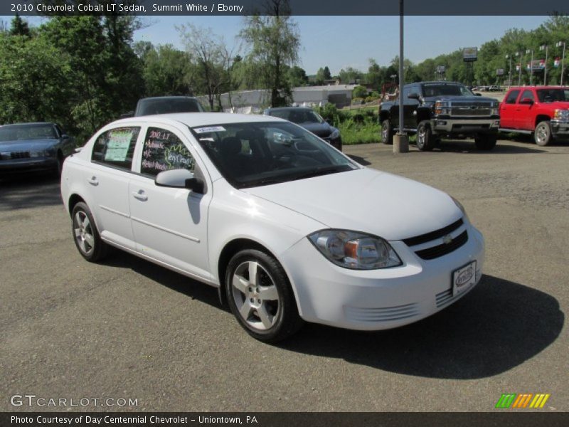 Summit White / Ebony 2010 Chevrolet Cobalt LT Sedan