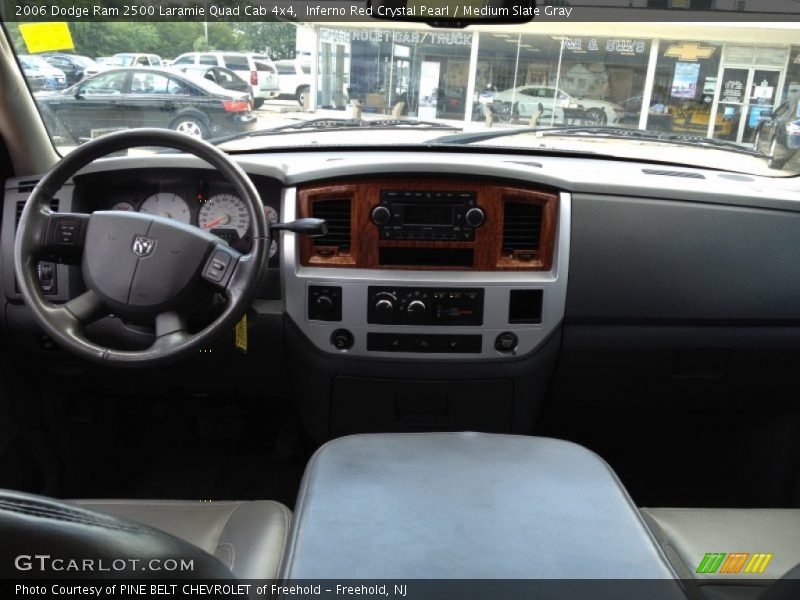 Inferno Red Crystal Pearl / Medium Slate Gray 2006 Dodge Ram 2500 Laramie Quad Cab 4x4