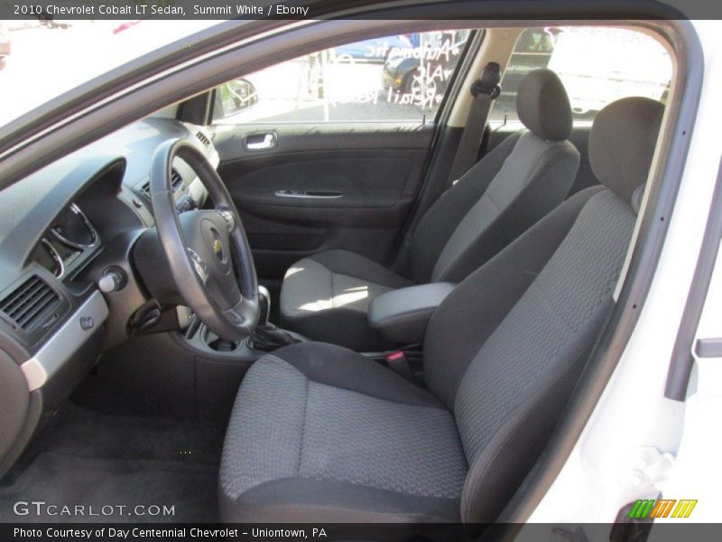 Summit White / Ebony 2010 Chevrolet Cobalt LT Sedan