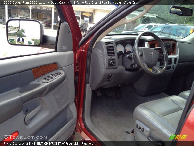 Inferno Red Crystal Pearl / Medium Slate Gray 2006 Dodge Ram 2500 Laramie Quad Cab 4x4
