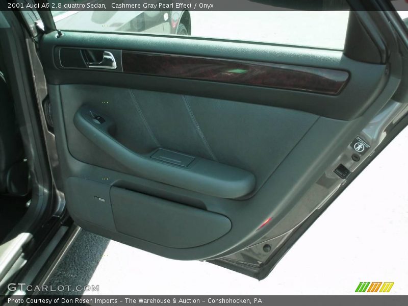 Cashmere Gray Pearl Effect / Onyx 2001 Audi A6 2.8 quattro Sedan