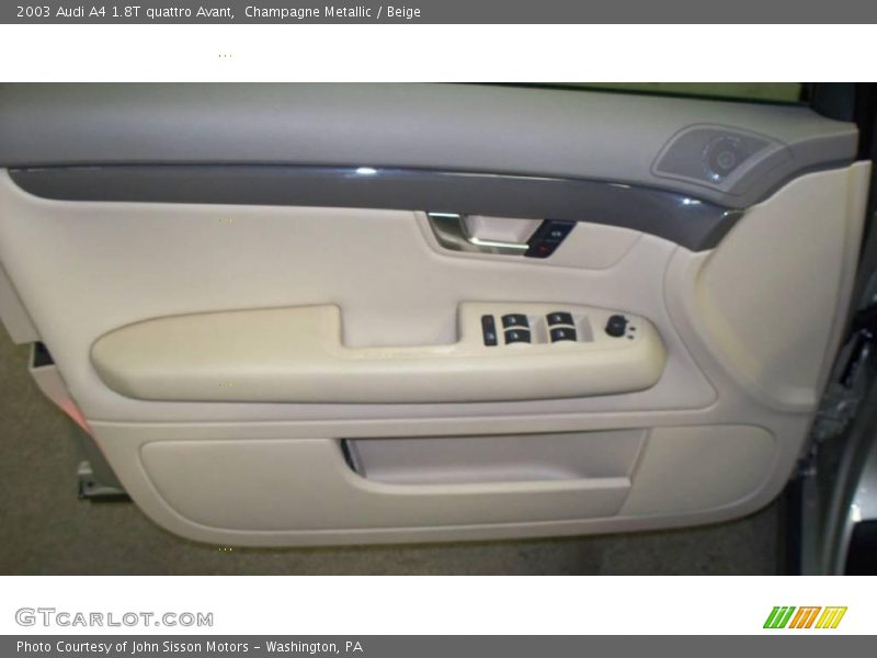Champagne Metallic / Beige 2003 Audi A4 1.8T quattro Avant