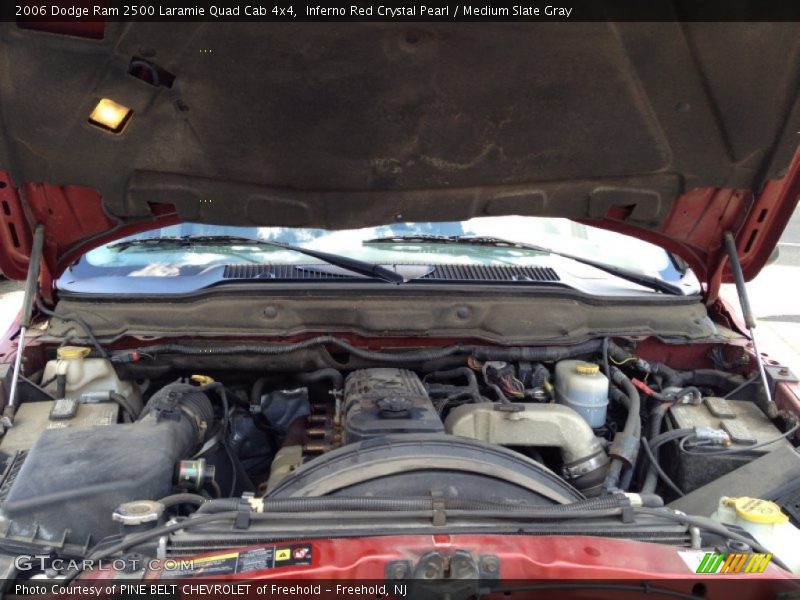 Inferno Red Crystal Pearl / Medium Slate Gray 2006 Dodge Ram 2500 Laramie Quad Cab 4x4