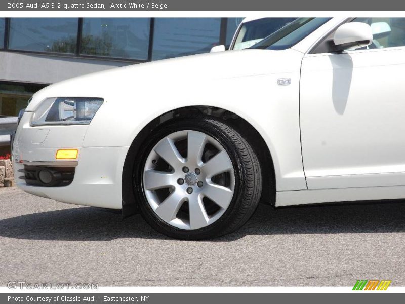 Arctic White / Beige 2005 Audi A6 3.2 quattro Sedan