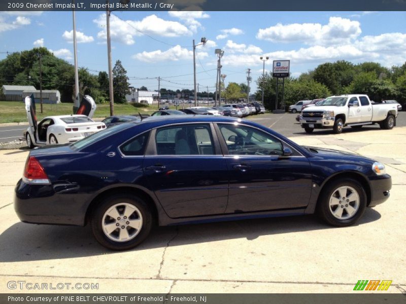 Imperial Blue Metallic / Gray 2009 Chevrolet Impala LT