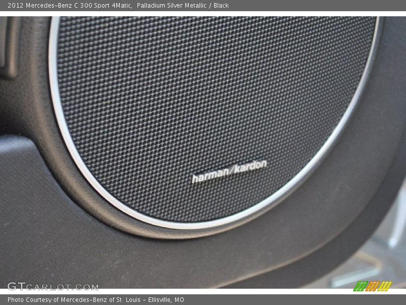 Palladium Silver Metallic / Black 2012 Mercedes-Benz C 300 Sport 4Matic