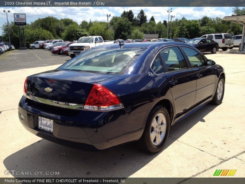 Imperial Blue Metallic / Gray 2009 Chevrolet Impala LT
