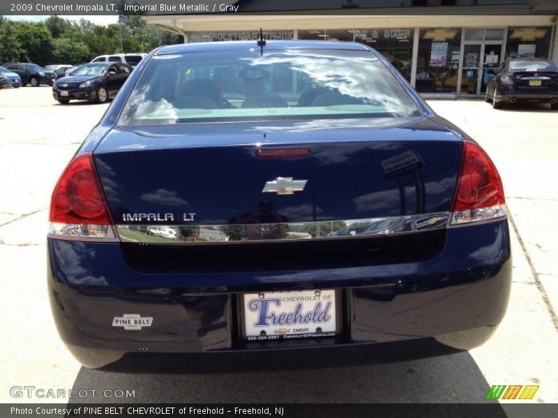 Imperial Blue Metallic / Gray 2009 Chevrolet Impala LT