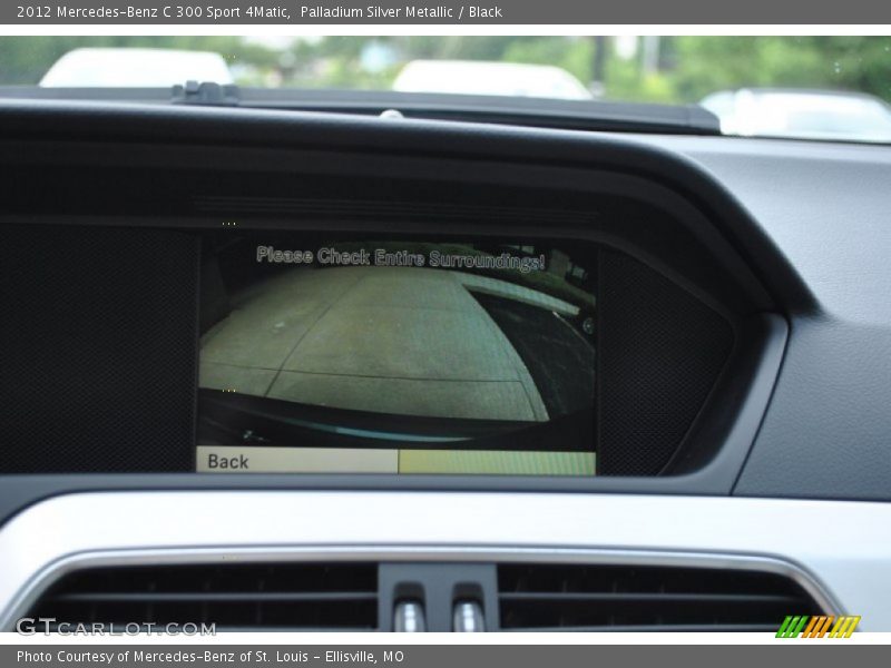 Palladium Silver Metallic / Black 2012 Mercedes-Benz C 300 Sport 4Matic