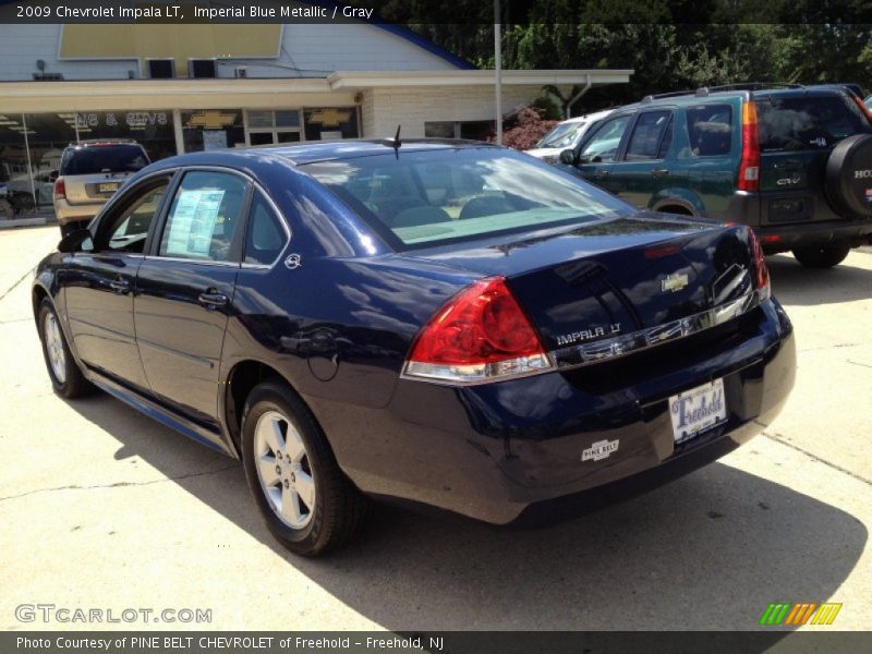 Imperial Blue Metallic / Gray 2009 Chevrolet Impala LT