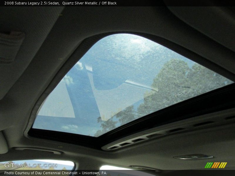 Quartz Silver Metallic / Off Black 2008 Subaru Legacy 2.5i Sedan