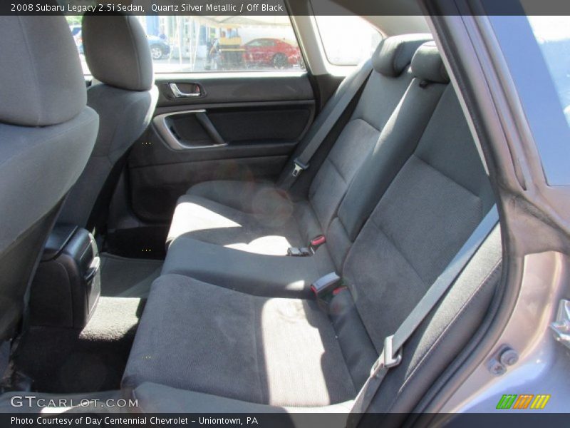 Quartz Silver Metallic / Off Black 2008 Subaru Legacy 2.5i Sedan