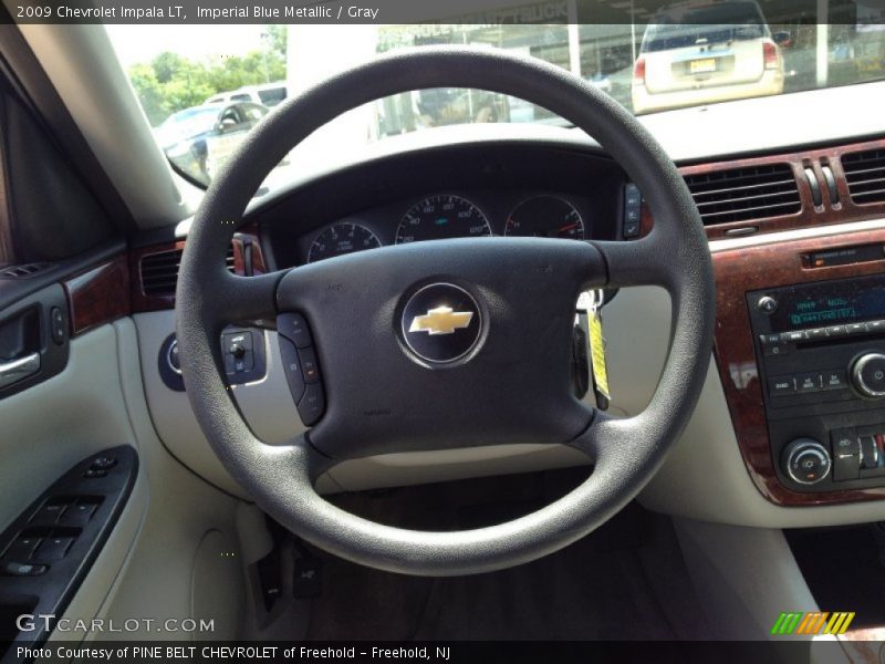 Imperial Blue Metallic / Gray 2009 Chevrolet Impala LT