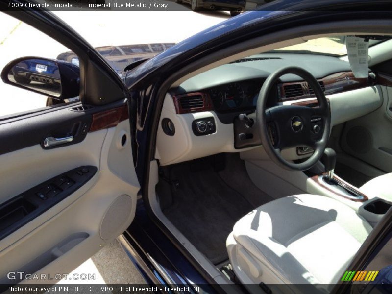 Imperial Blue Metallic / Gray 2009 Chevrolet Impala LT