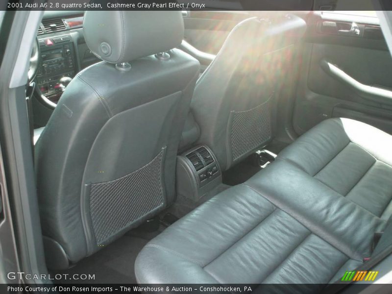 Cashmere Gray Pearl Effect / Onyx 2001 Audi A6 2.8 quattro Sedan