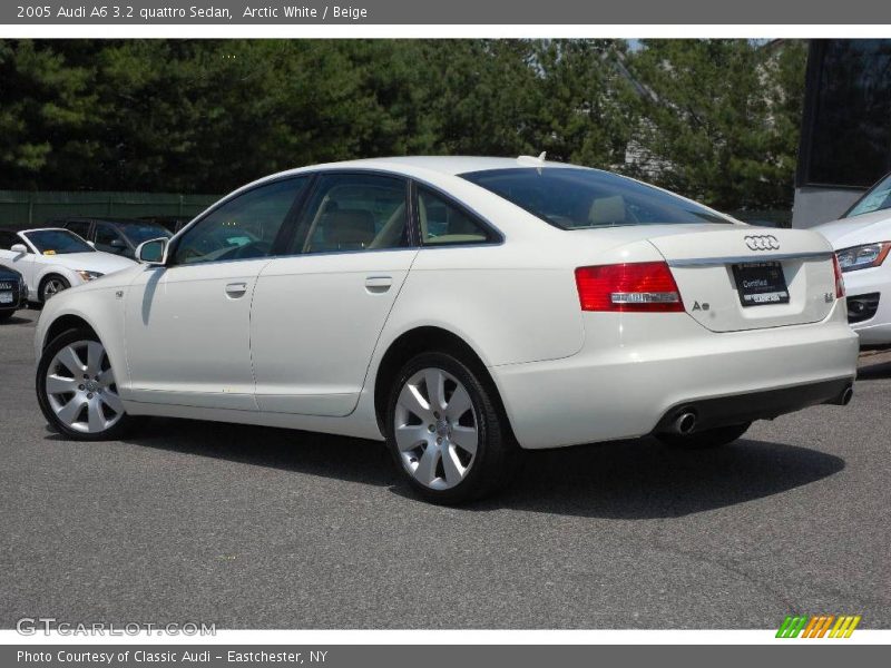 Arctic White / Beige 2005 Audi A6 3.2 quattro Sedan