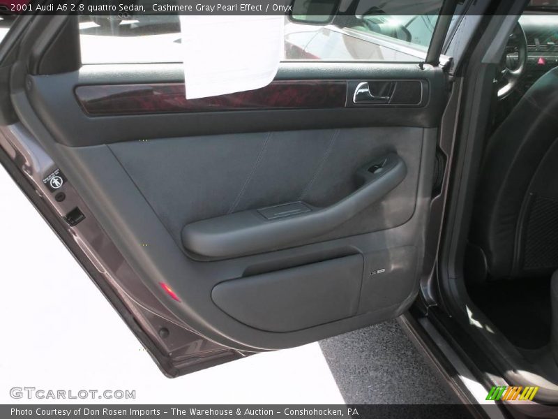 Cashmere Gray Pearl Effect / Onyx 2001 Audi A6 2.8 quattro Sedan