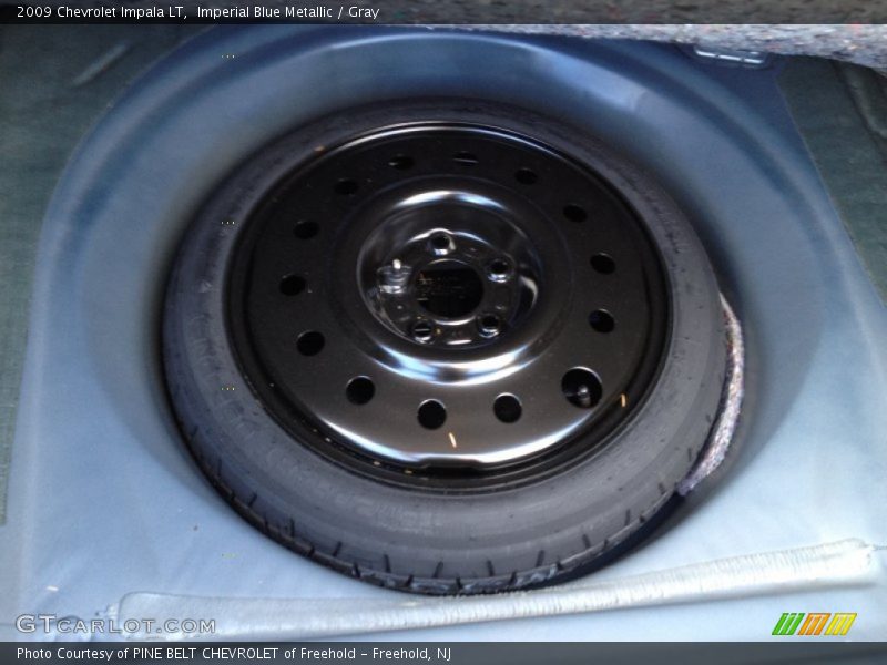 Imperial Blue Metallic / Gray 2009 Chevrolet Impala LT