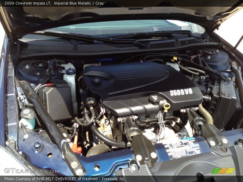 Imperial Blue Metallic / Gray 2009 Chevrolet Impala LT