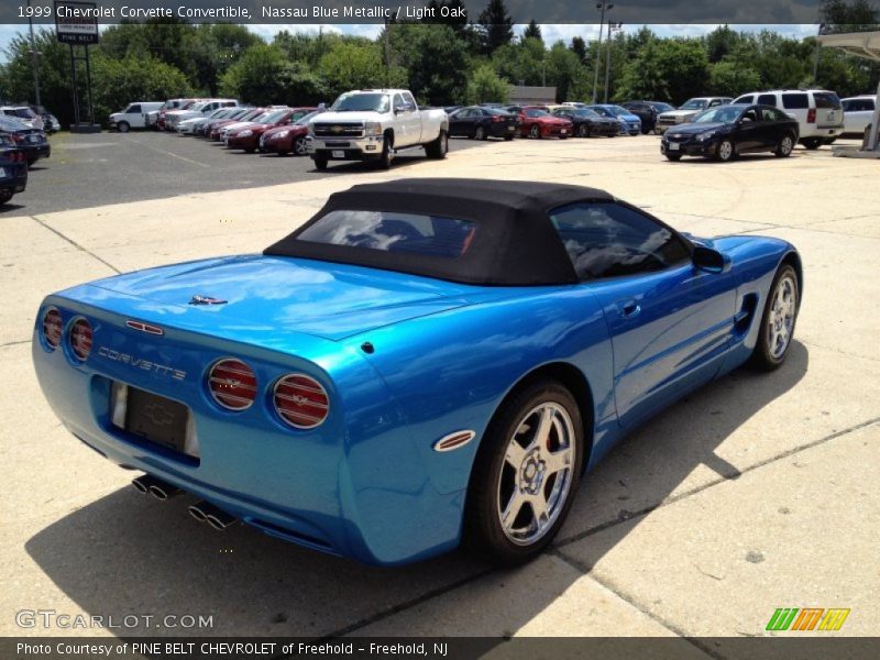 Nassau Blue Metallic / Light Oak 1999 Chevrolet Corvette Convertible