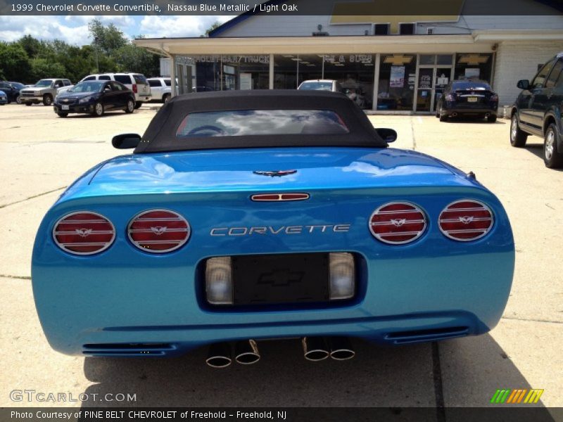 Nassau Blue Metallic / Light Oak 1999 Chevrolet Corvette Convertible