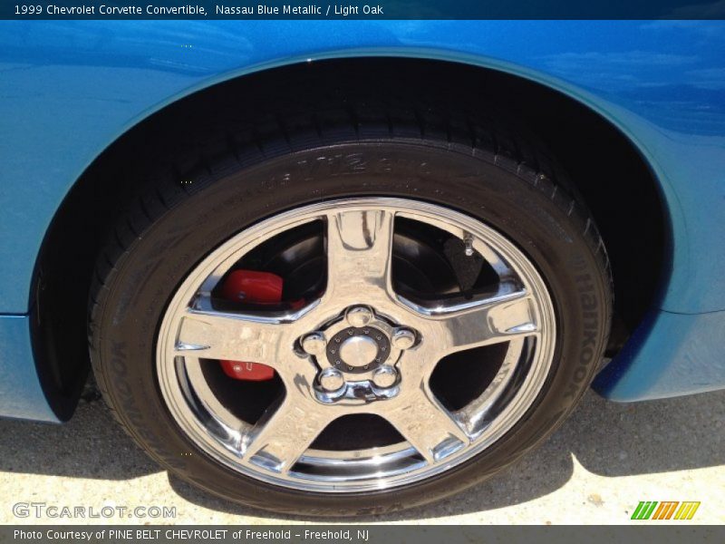 Nassau Blue Metallic / Light Oak 1999 Chevrolet Corvette Convertible